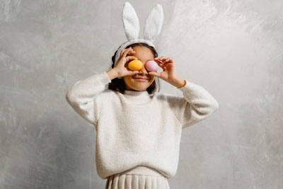 Osterdeko mit Kindern selber machen