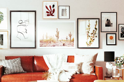 Wandgalerien und Collagerahmen