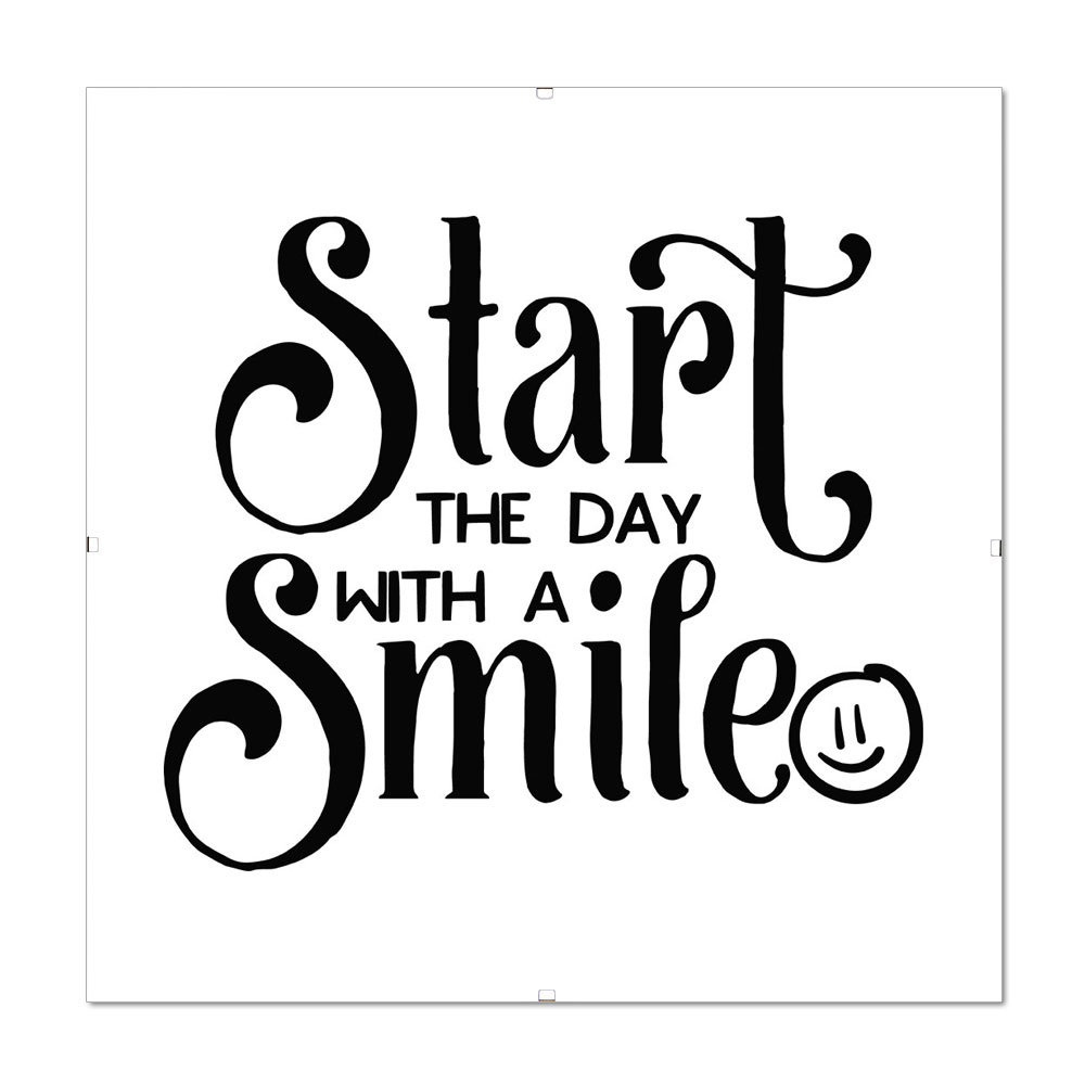 Den Tag mit einem Lächeln beginnen